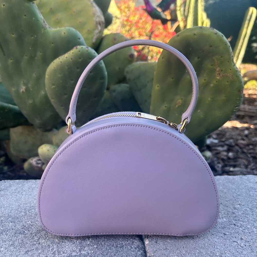 Celine Lavender Half Moon Mini Bag - Picture 4 of 9
